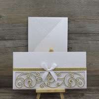 Glitter Invitation Card Customized Laser Cut Wedding Invitation Made in China